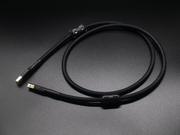 Prepojovací kábel pre audio DAC USB-A na USB-B M / M čierna 1 m