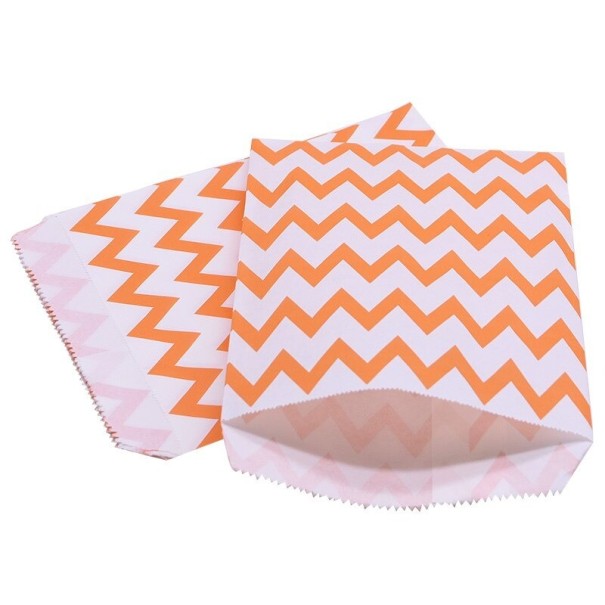 Presentpapperspåsar 25 st orange 2