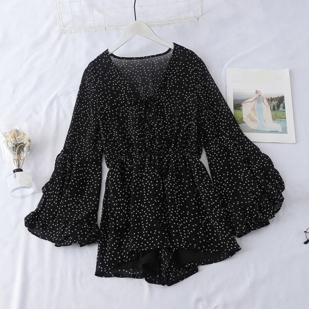Prickiga jumpsuit för kvinnor röd S