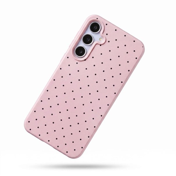 Prickigt mobilskal för Samsung Galaxy A37 Hållbart Högre ram runt linserna Kornig baksida Skyddade sidor och knappar För dagligt bruk rosa