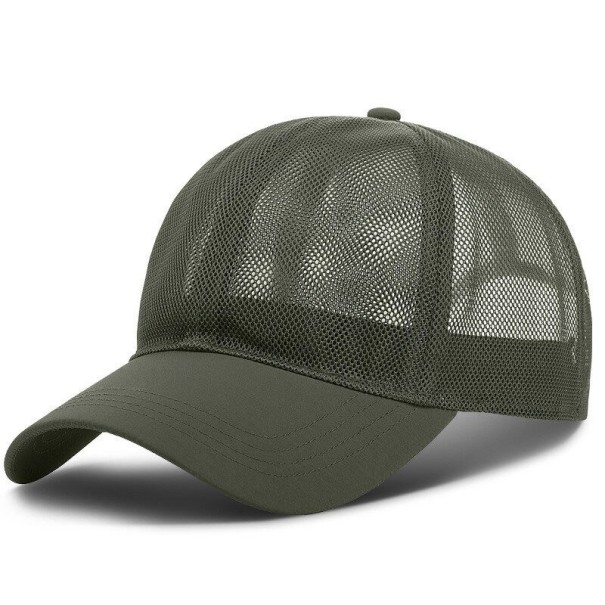 Priedušná šiltovka T273 armádny zelená