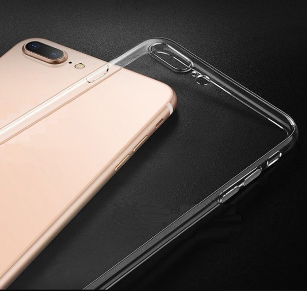 Priehľadný ochranný kryt na iPhone 8