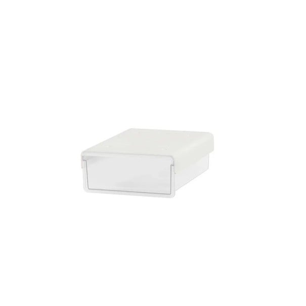 Priehľadný skrytý šuplík pod stôl 21x17,5x6,5 cm ABS Úložný box Organizér Držák na kancelárske potreby Poznámkové pero Zásuvka 1