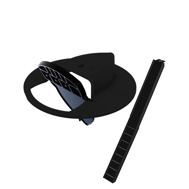 Prindeți capcana de pe capacul mouse-ului negru
