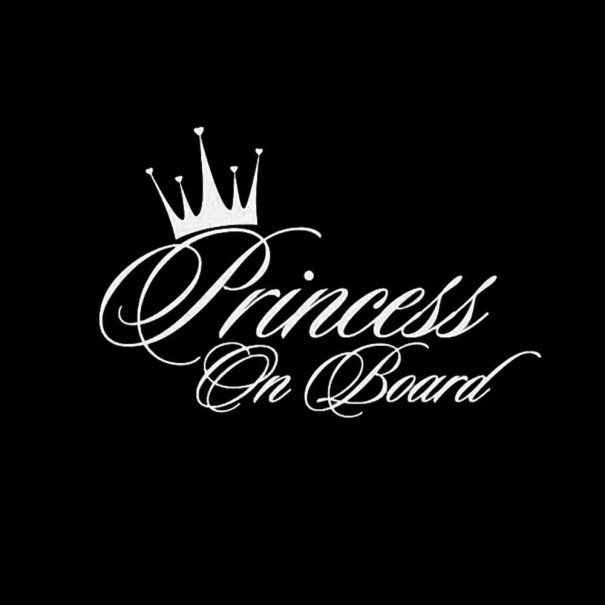 Prinsessa aluksella -tarra 2