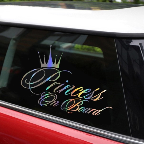 Prinsessan Ombord Bildekal