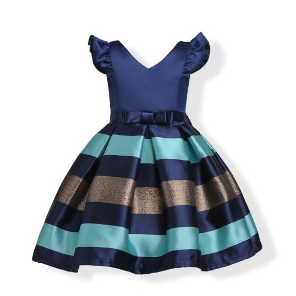 Prinsessenjurk voor meisjes J1898 blauw 3
