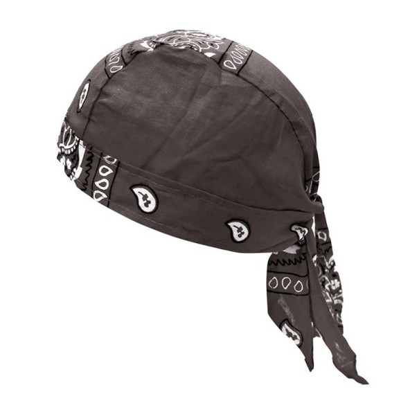 Printed Headscarf coffee brown