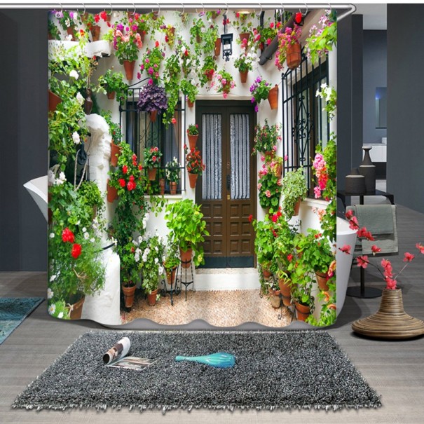 Printed Shower Curtain A813 M 3