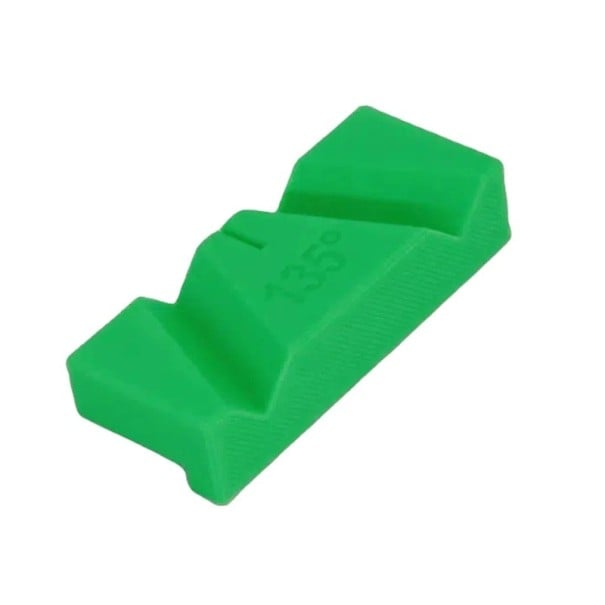 Přípravek na ostření vrtáků pro stolní brusku 6 a 8 palců úhel 135° vodítko 8,1 x 2,9 x 1,2 cm zelený na tvrdé kovy i dělený hrot do dílny 1