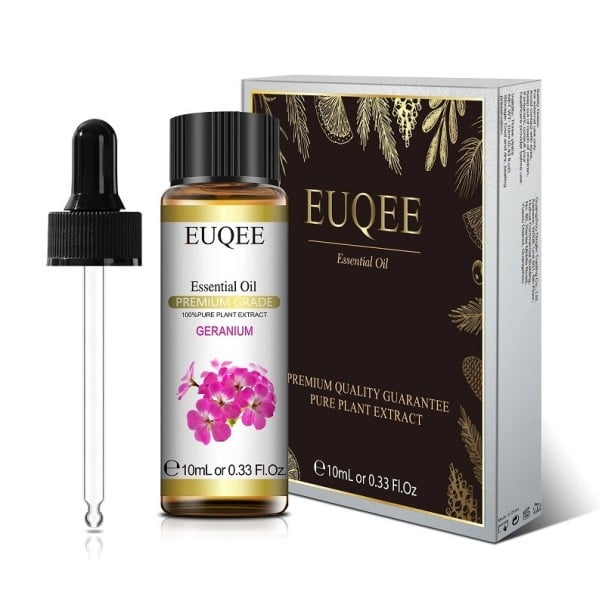 Přírodní rostlinný esenciální olej do difuzéru Přírodní esenciální olej Aroma s přírodními extrakty 10 ml Geranium