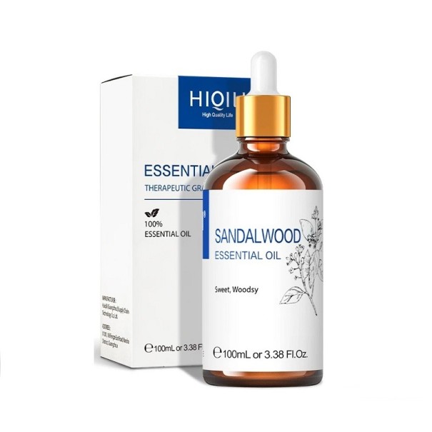 Prírodný esenciálny olej Vonný olej na úľavu od stresu Olejček s prírodnou arómou Prírodná vonná esencia do difuzéra 100 ml Sandalwood