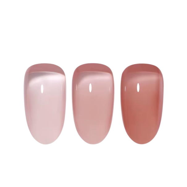 Prírodný UV LED lak na nechty 15 ml Jelly transparentná farebná manikúra Rýchloschnúce zloženie Výdrž 40–45 dní 1