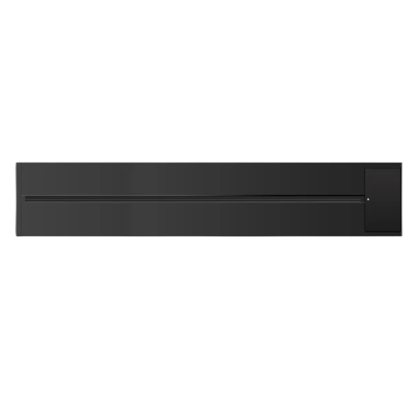 Prise de rail avec interrupteur 50 cm, barre d'alimentation murale 8000 W, 250 V / 32 A, aluminium, éclairage LED, noir, pour cuisine et bureau 1