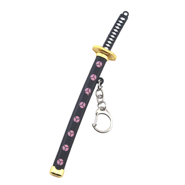 Přívěsek na klíče katana s pouzdrem Klíčenka katana s pouzdrem Přívěsek samurajský meč 15 cm V254 2