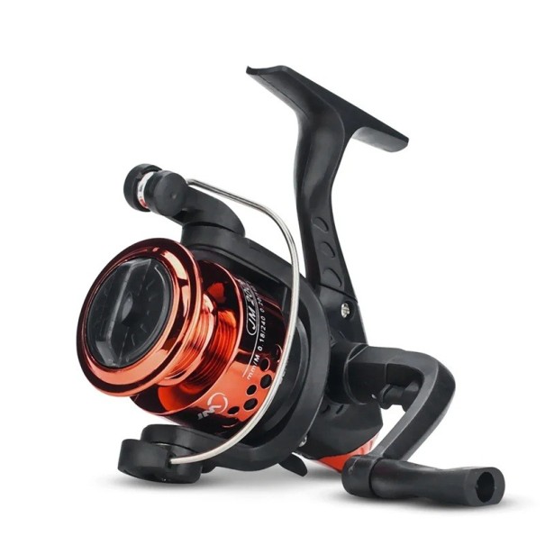 Přívlačový rybářský naviják 3 ložiska Převod 5,2:1 Kapacita cívky 0,18mm/245m 0,20mm/195m 0,25mm/125m Lehký Odolný Hladký chod červená
