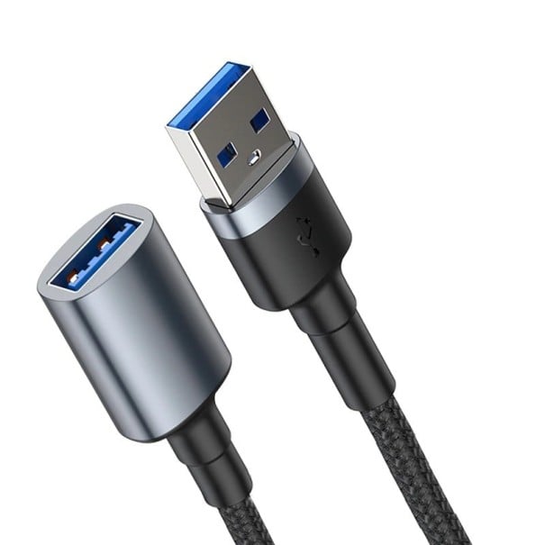 Prodlužovací kabel USB 3.0 M/F 1 m Nylon slitina 1