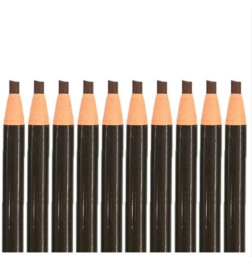 Profesionálna ceruzka na obočie - 10 ks hnedá