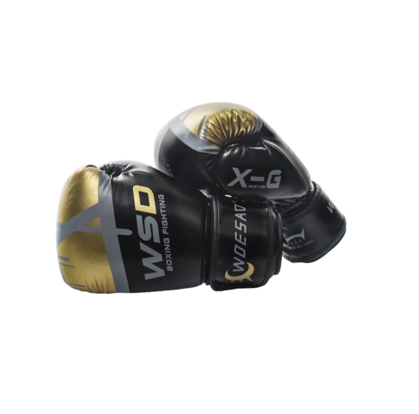 Profesionálne boxerské rukavice 6 oz Boxerské tréningové rukavice vhodné pre deti 6 - 11 rokov čierna