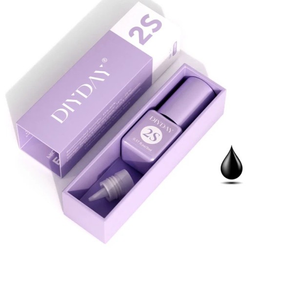 Profesionální lepidlo na prodlužování řas 5 ml Schnutí 2 s Výdrž 6–7 týdnů Nízký zápach Černé silné spojení 1