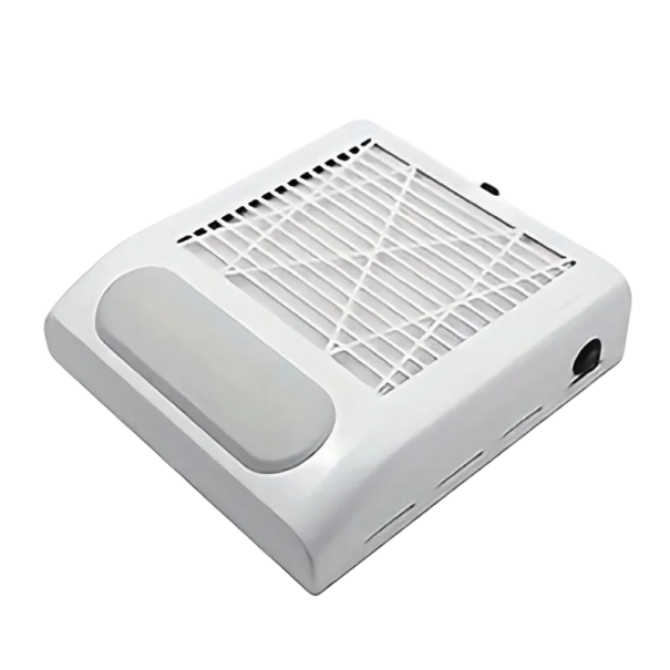 Profesionální odsávací ventilátor na nehty 80W Výkonný vysavač s velkou vysávací plochou pro gelové nehty a manikúru Různé barvy salonní zařízení bílá