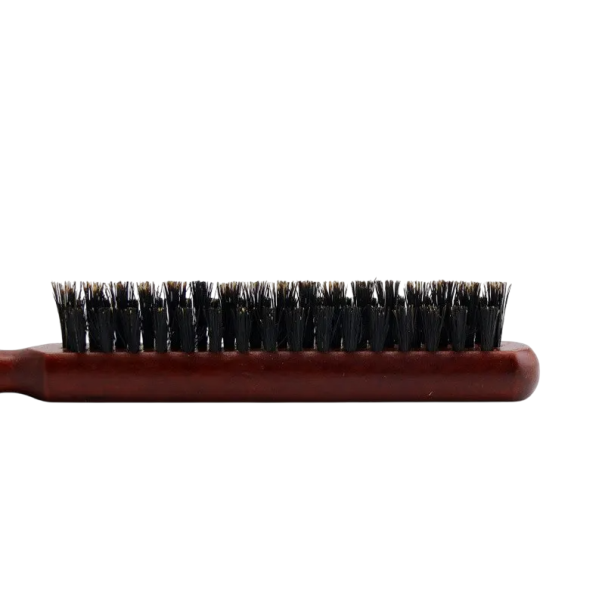 Profesionální salonní kartáč na vlasy s kančími štětinami Dřevěný hřeben 24×2,8×10 cm Tenký stylingový kartáč pro úpravu a prodloužení vlasů 1