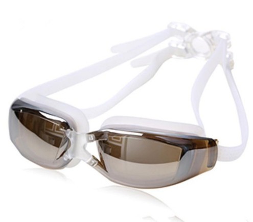 Profesjonalne okulary pływackie biały