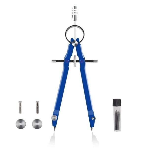 Professional Compass with Slip Lock blue