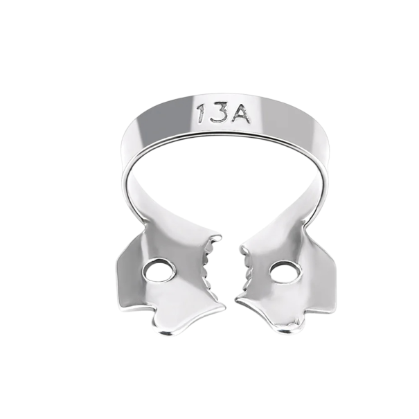Professional Dental Clamp for Rubber Dam 13A Azdent Made of Stainless Steel for Endodontic, Restorative and Other Dental Procedures 1