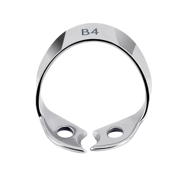 Professional Dental Clamp for Rubber Dam B4 Azdent Made of Stainless Steel for Endodontic, Restorative and Other Dental Procedures 1