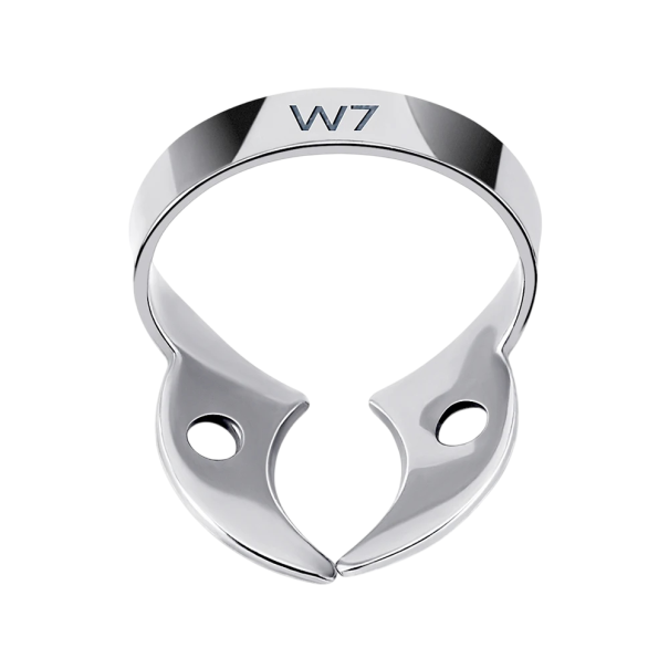 Professional Dental Clamp for Rubber Dam W7 Azdent Made of Stainless Steel for Endodontic, Restorative and Dental Procedures 1