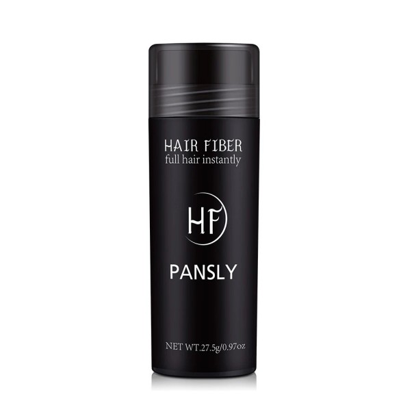 Professional Hair Fibre Powder for Concealing Bald Spots and Thinning Hair Cosmetic Product for Optical Hair Thickening Masking Thinning Hair black