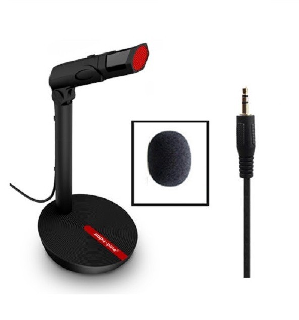 Professional Microphone for PC J3404 black 3.5mm