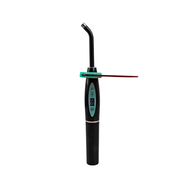 Professionell tandvård LED härdningslampa 5W 5S/3 mm Trådlös uppladdningsbar lampa 420–480 nm 1200–2000 mW/cm² svart
