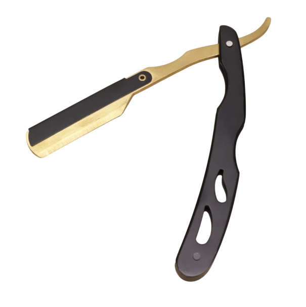 Professionelle Barber-Rasiermesser 14 x 2,2 cm Shavetta zum Rasieren von Bärten Klappbares Friseurmesser für präzises Konturieren und Styling 1