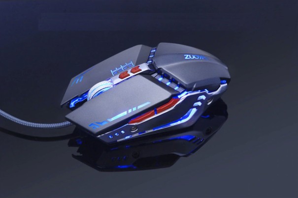 Professionelle Gaming-Maus 3200 DPI grau