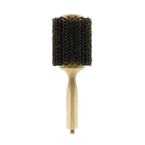 Professionelle runde Friseurkämmen mit Wildschweinborsten Holzgriff 22,5×8×11,1 cm Stylingbürste für glatte, wellige und lockige Frisuren