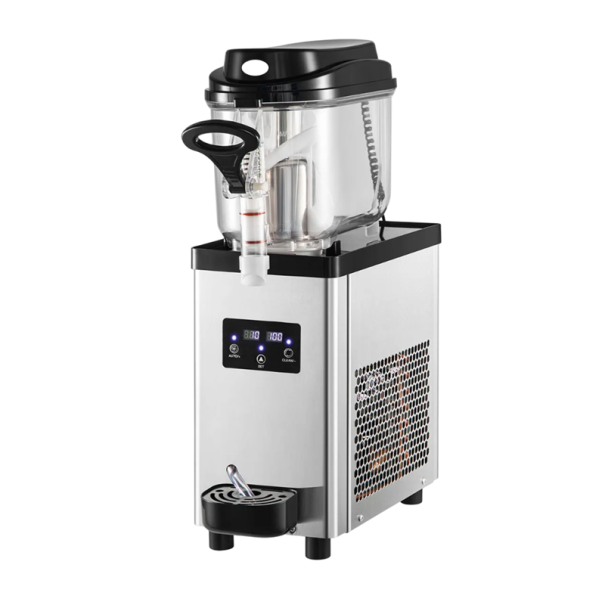 Professzionális zúzott jég készítő, 6 l, 300 W, egyetlen tartály, 19 x 47 x 60 cm, zúzott jég készítő, 110 V, gyors hűtés, kereskedelmi használatra. 1