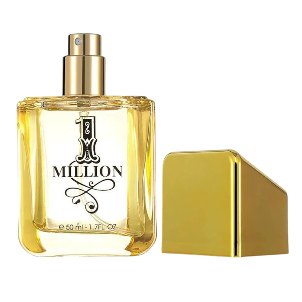 Profumo da uomo 50 ml Golden Million Gold Brick Extrait Vellutata fragranza legnosa Eau de Toilette Fragranza elegante per uomini da indossare ogni giorno 1