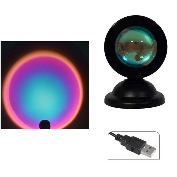 Projecteur de coucher de soleil colorée
