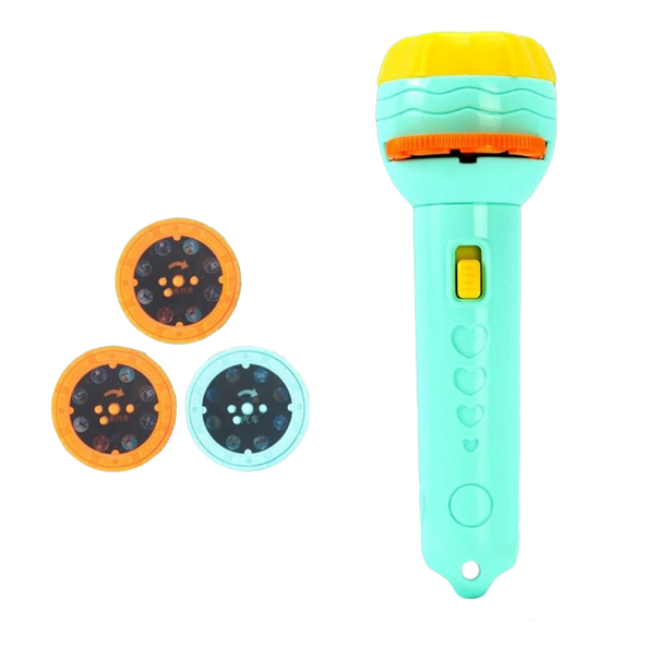 Projecteur manuel pour enfants turquoise