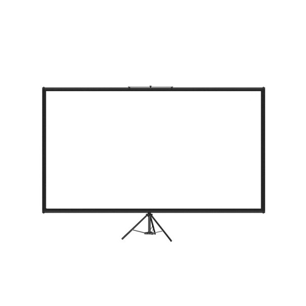 Projekčné plátno so statívom 100" 16:9 227x127 cm 4K HD Prenosné domáce kino Stojan Výškovo nastaviteľný Vonkajšia aj vnútorná projekcia 1