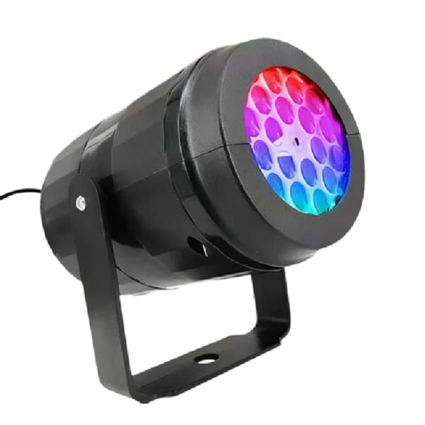 Projektor laserowy na Boże Narodzenie 10,6 x 7,5 cm Wiele kolorowych płatków śniegu Oświetlenie LED Dekoracja wewnętrzna i zewnętrzna Efekt świetlny 1