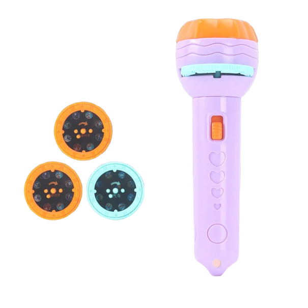 Projetor manual para crianças roxo claro