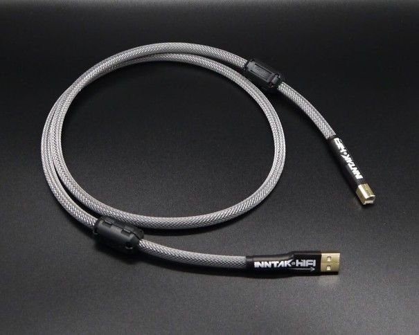 Propojovací kabel pro audio DAC USB-A na USB-B M/M bílá 30 cm