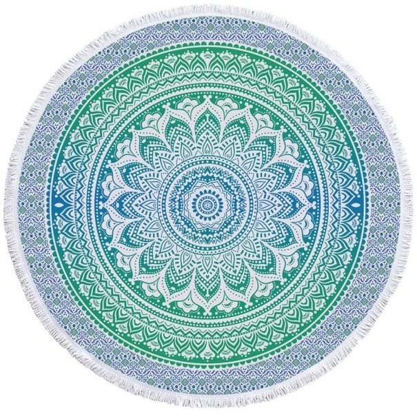 Prosop din microfibra cu motiv mandala 8