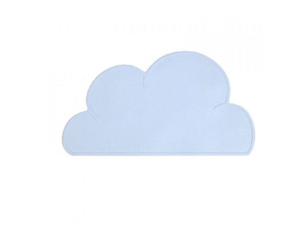Prostirage en forme de nuage bleu clair