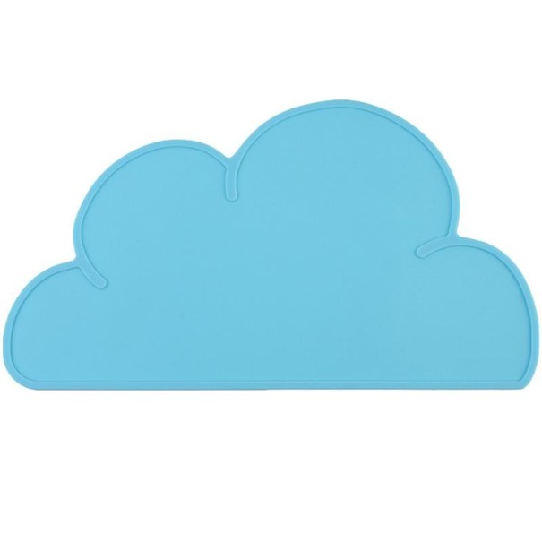 Prostirage en forme de nuage bleu