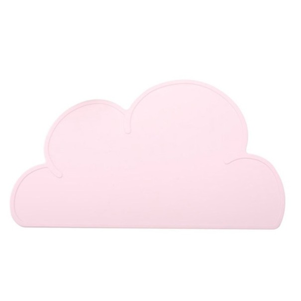 Prostirage en forme de nuage rose clair