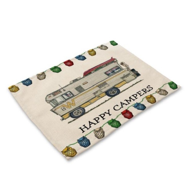 Prostírání s motivem karavanu 7